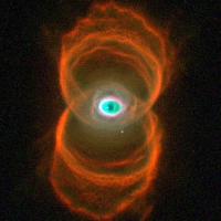 Hourglass nebula MyCn 18