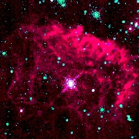 Infrared view of the Pistol star